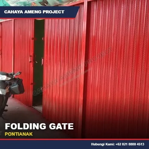 Folding gate toko, unggahan @cahayaamengproject
