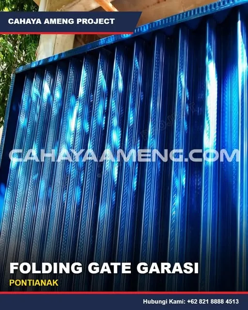 Folding gate untuk garasi, unggahan @cahayaamengproject