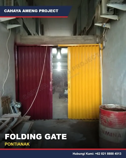 Folding gate area penyimpanan, unggahan @cahayaamengproject