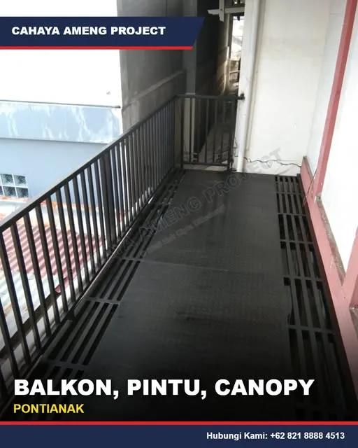 Pagar balkon, pintu keamanan & kanopi, unggahan @cahayaamengproject